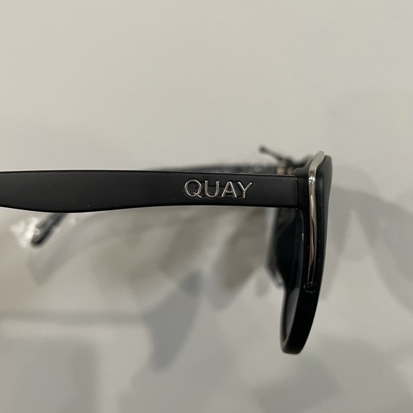 NWT Quay black cat eye sunglasses main image 6